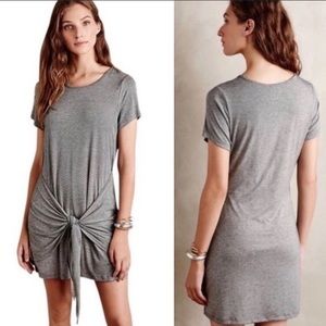 Anthropologie Dolan Tie Front T-shirt Dress